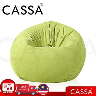 Cassa Super Size Washable Green BeanBag Sofa