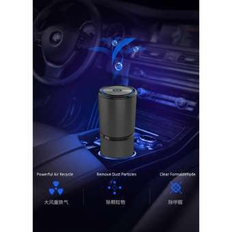 EasyCare Portable Dual USB Car Ionizer Air Purifier