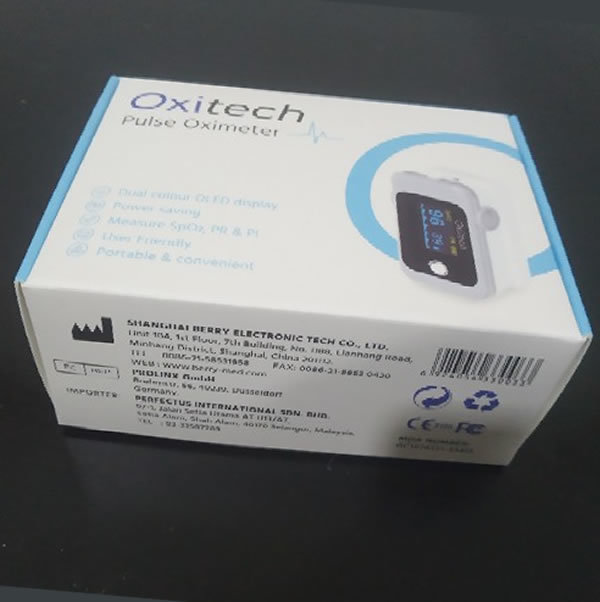 Oxitech Fingertip Pulse Oximeter