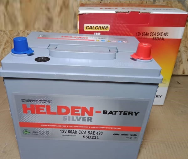 HELDEN Silver Car Battery NS40ZL