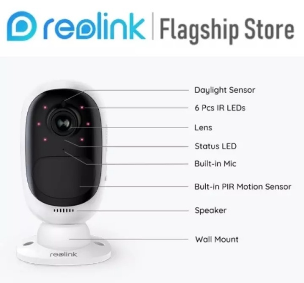 Reolink Argus 2 Battery Powered Security IP Camera