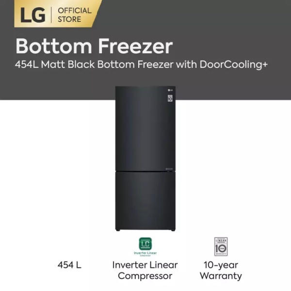 LG GC-B529NQCZ Net Bottom Freezer Refrigerator
