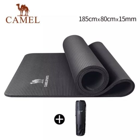 Camel NBR non-slip pilates and yoga mat 