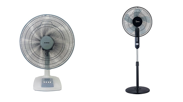 Table fan vs stand fan